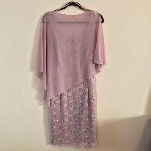 Fine Crochet Lace & Sequin Dress